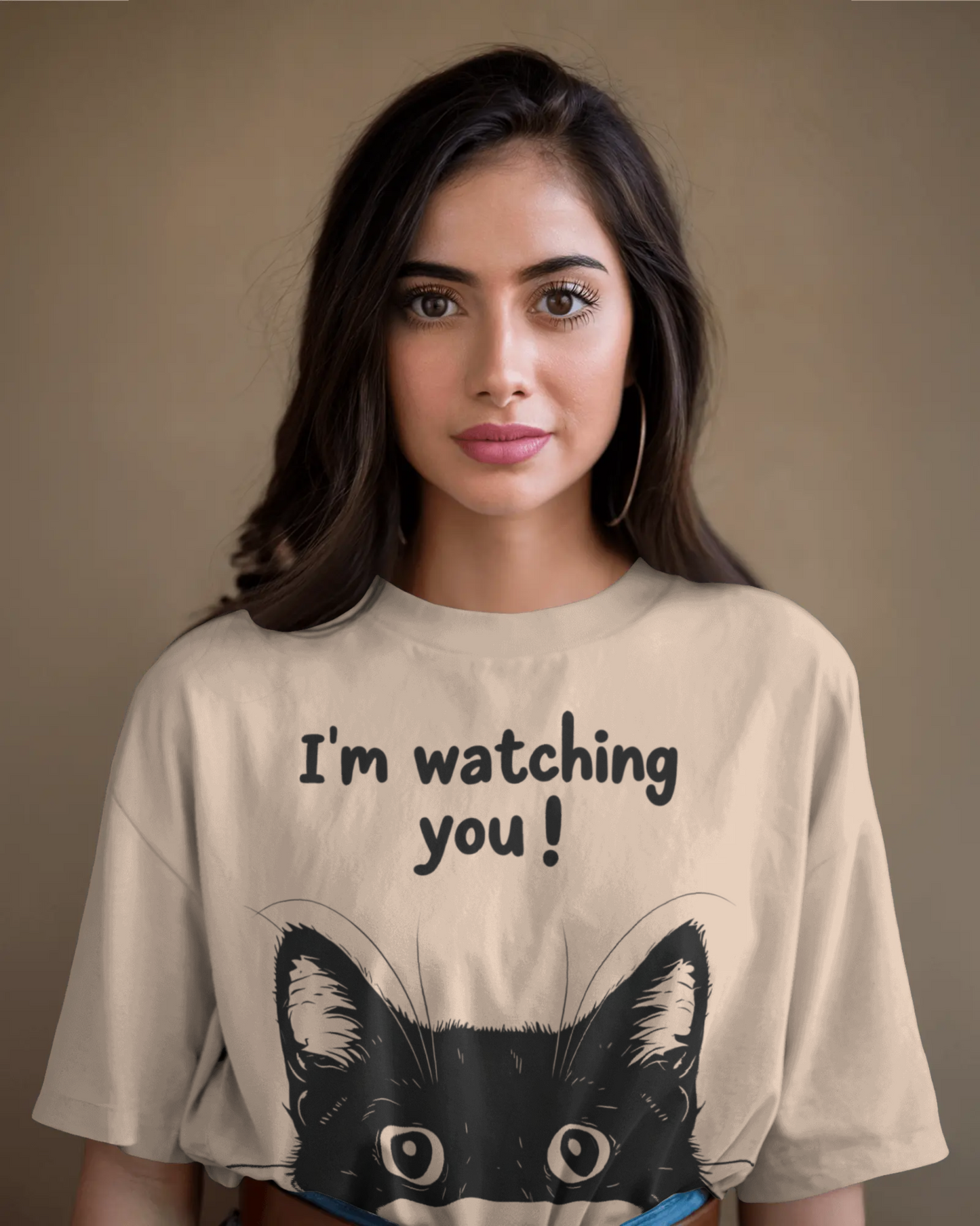 “I’m Watching You” – Unisex Cat Lover T-Shirt | 7 Cool Colors