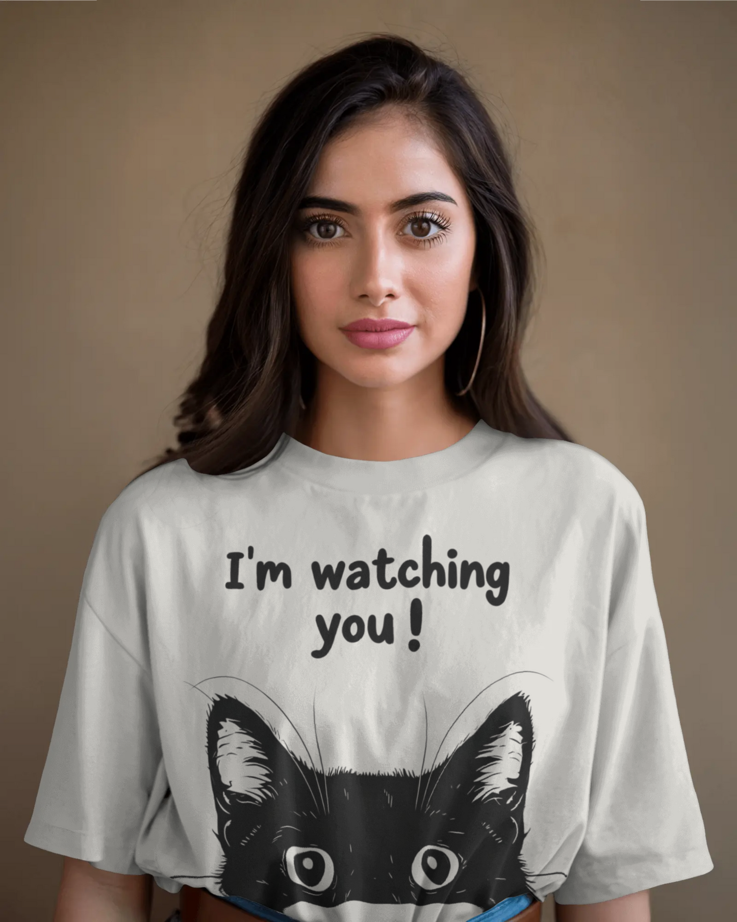 “I’m Watching You” – Unisex Cat Lover T-Shirt | 7 Cool Colors