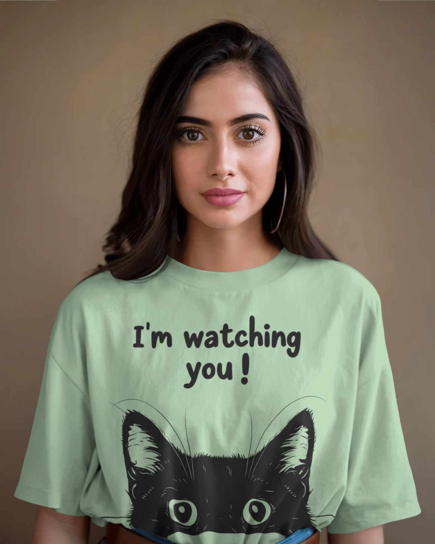 “I’m Watching You” – Unisex Cat Lover T-Shirt | 7 Cool Colors